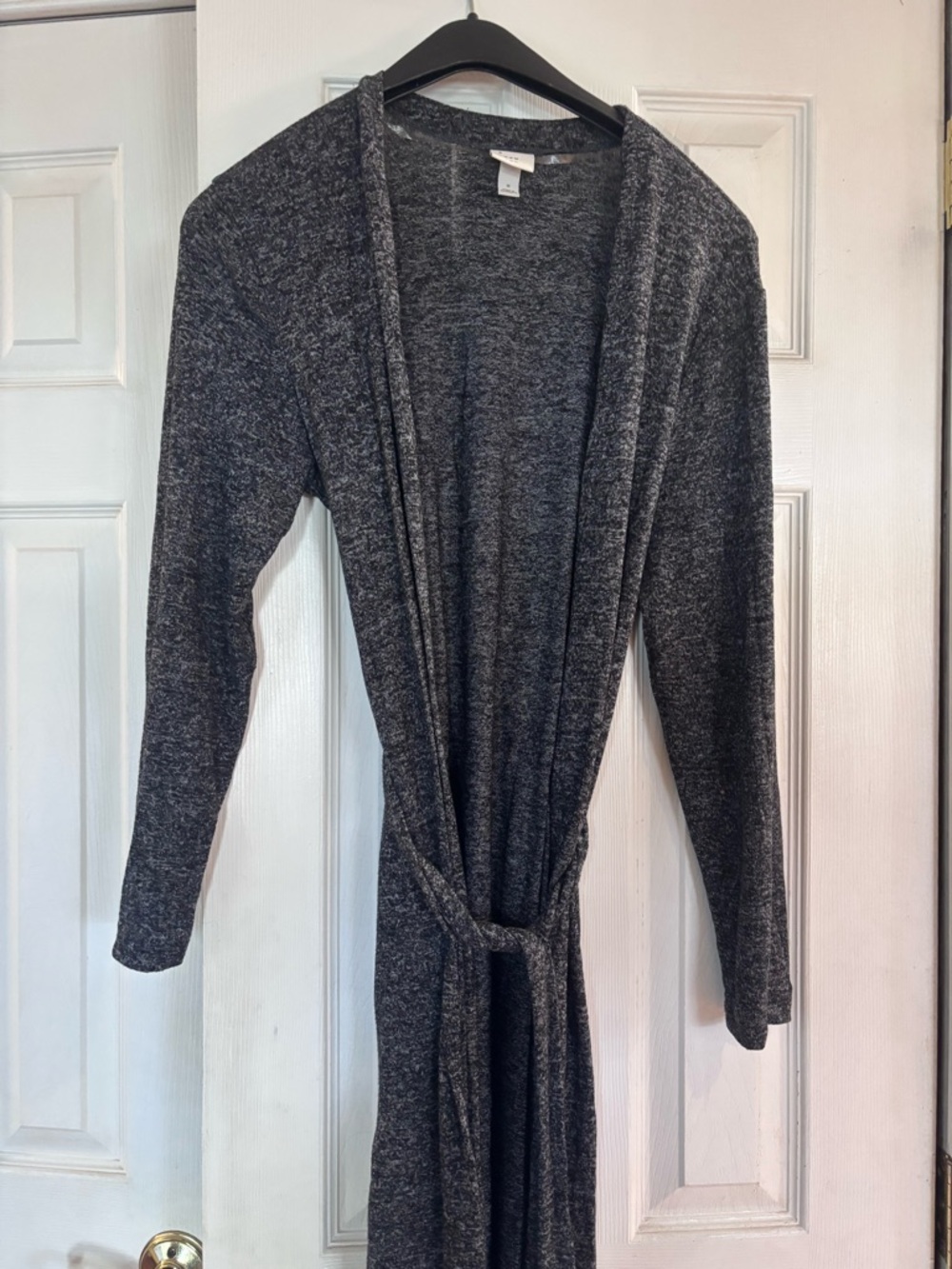 a new day Charcoal Heather Open Front Cardigan